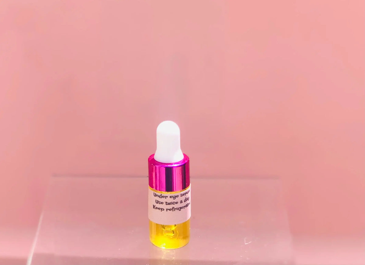 Organic Under Eye Serum, Dark Circles, Anti Aging coco beauty queen