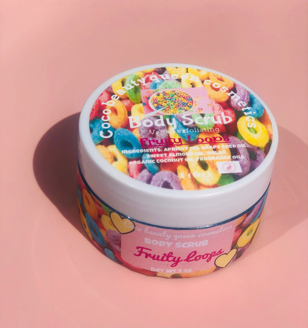 Fruity Loops sugar scrub coco beauty queen cosmetics 
