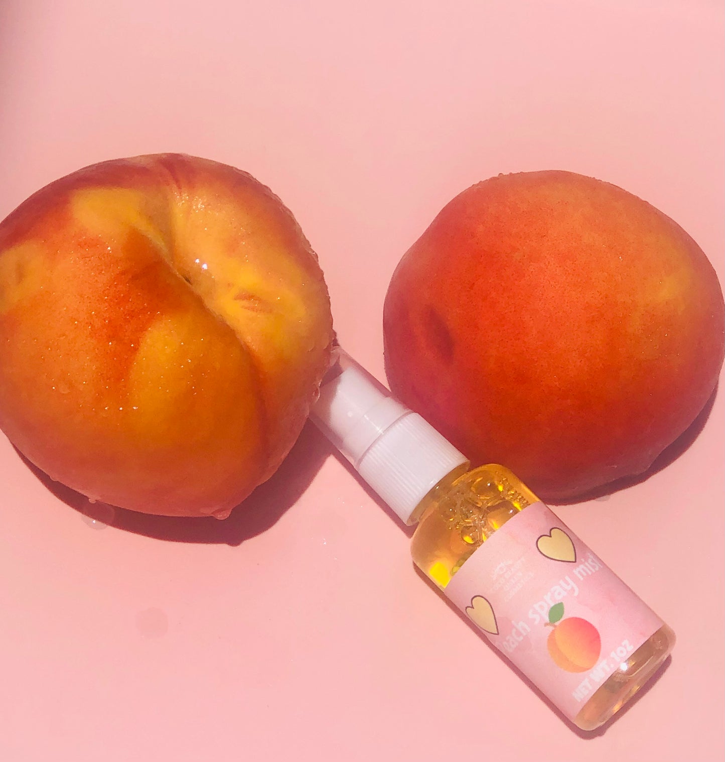Peach body mist coco beauty queen cosmetics 